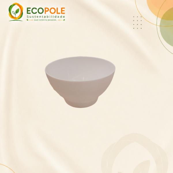 BOWL PLASTICO COR BRANCO - RETIRADA MARACANAÚ